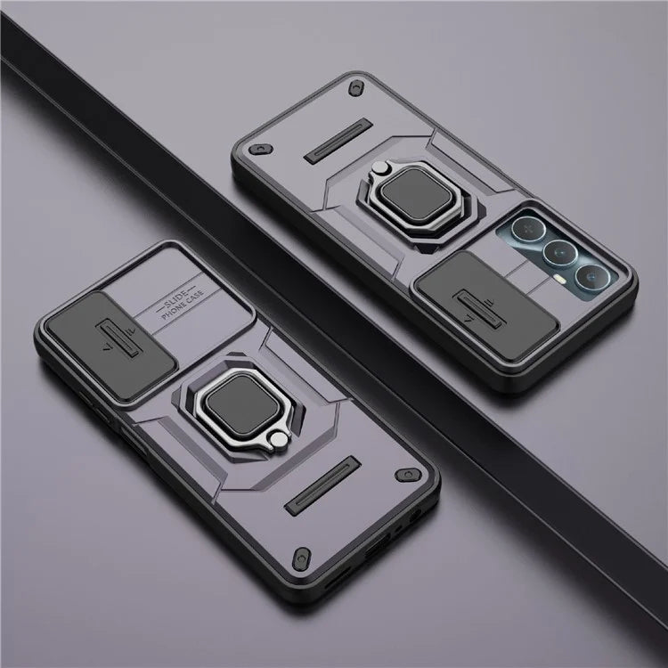 For Realme C65 4G PC+TPU Phone Cover Camera Protection Anti-Scratch Cell Phone Case