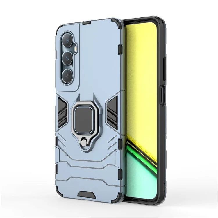 For Realme C65 4G PC+TPU Phone Case Bracket Kickstand Drop Protection Phone Cover