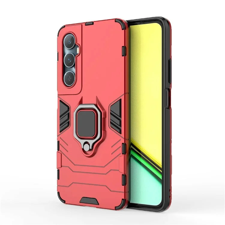 For Realme C65 4G PC+TPU Phone Case Bracket Kickstand Drop Protection Phone Cover