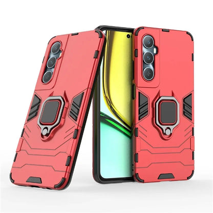 For Realme C65 4G PC+TPU Phone Case Bracket Kickstand Drop Protection Phone Cover
