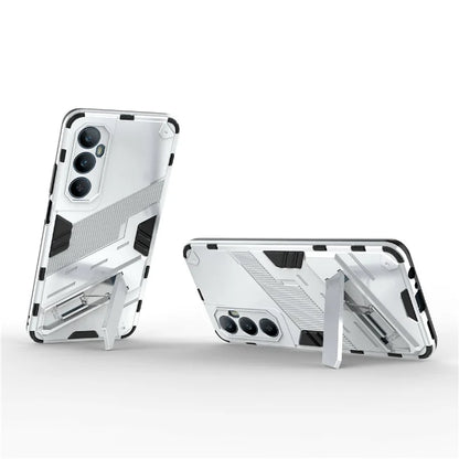For Realme C65 4G Case PC+TPU Anti-scratch Phone Cover with Folding Kickstand