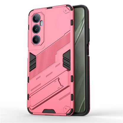 For Realme C65 4G Case PC+TPU Anti-scratch Phone Cover with Folding Kickstand