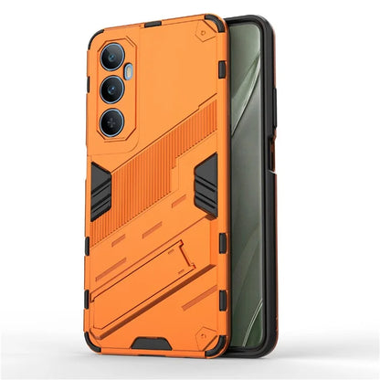 For Realme C65 4G Case PC+TPU Anti-scratch Phone Cover with Folding Kickstand