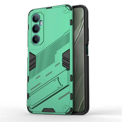 For Realme C65 4G Case PC+TPU Anti-scratch Phone Cover with Folding Kickstand