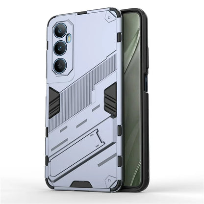 For Realme C65 4G Case PC+TPU Anti-scratch Phone Cover with Folding Kickstand
