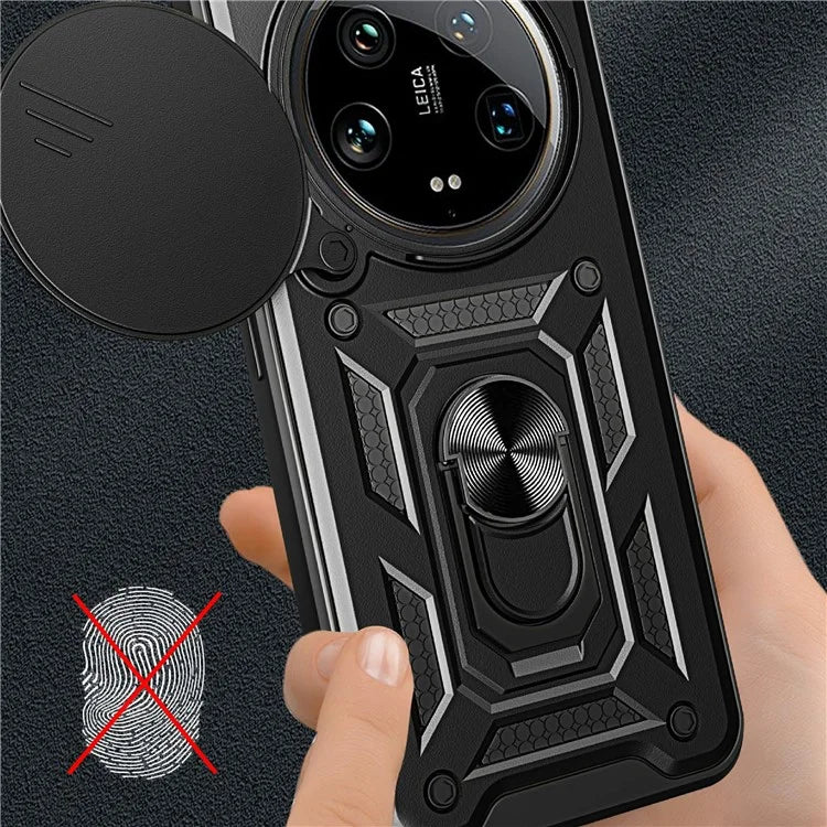 For Xiaomi 14 Ultra Phone Cover Camera Protection Bump Proof PC+TPU Back Case