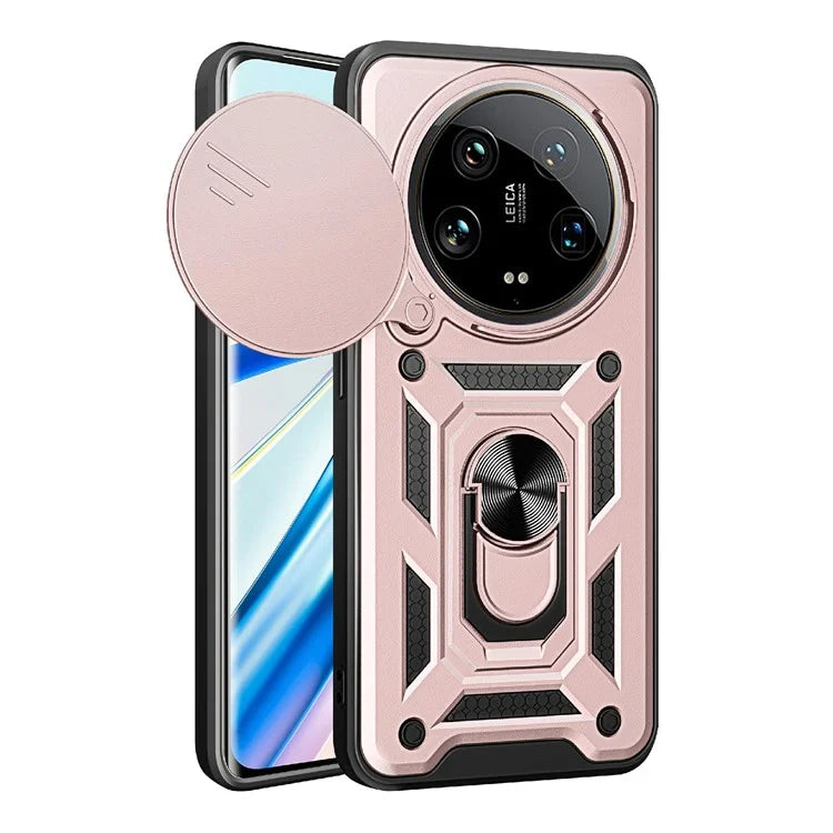 For Xiaomi 14 Ultra Phone Cover Camera Protection Bump Proof PC+TPU Back Case