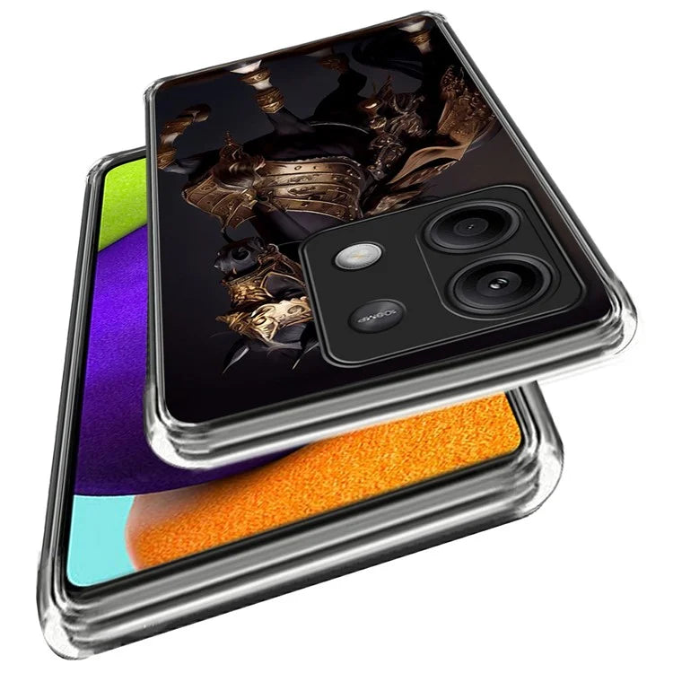 For Xiaomi Redmi Note 13 5G Case Pattern Printing Soft TPU Anti-Scratch Phone Cover