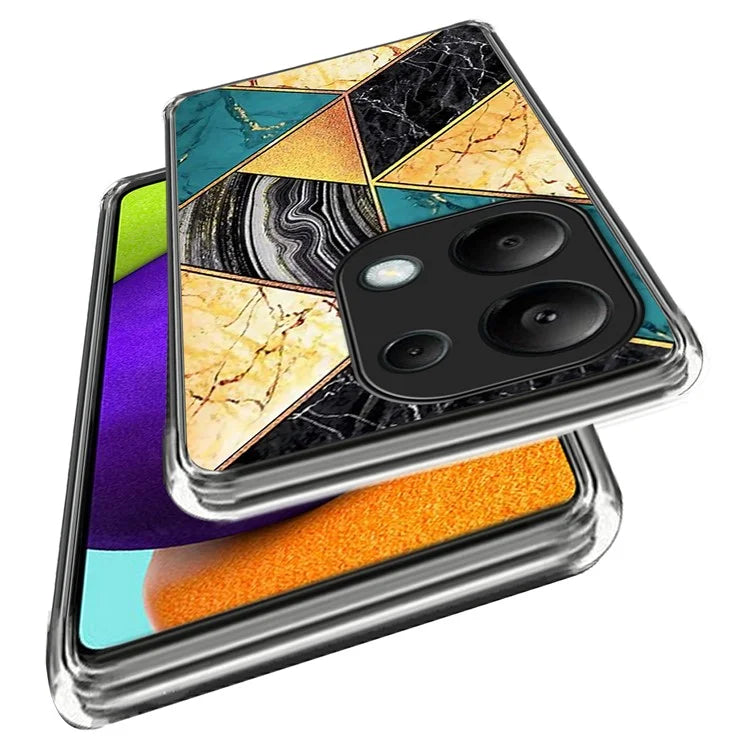 For Xiaomi Redmi Note 13 Pro 4G / Poco M6 Pro 4G Case Pattern Printing TPU Phone Back Cover