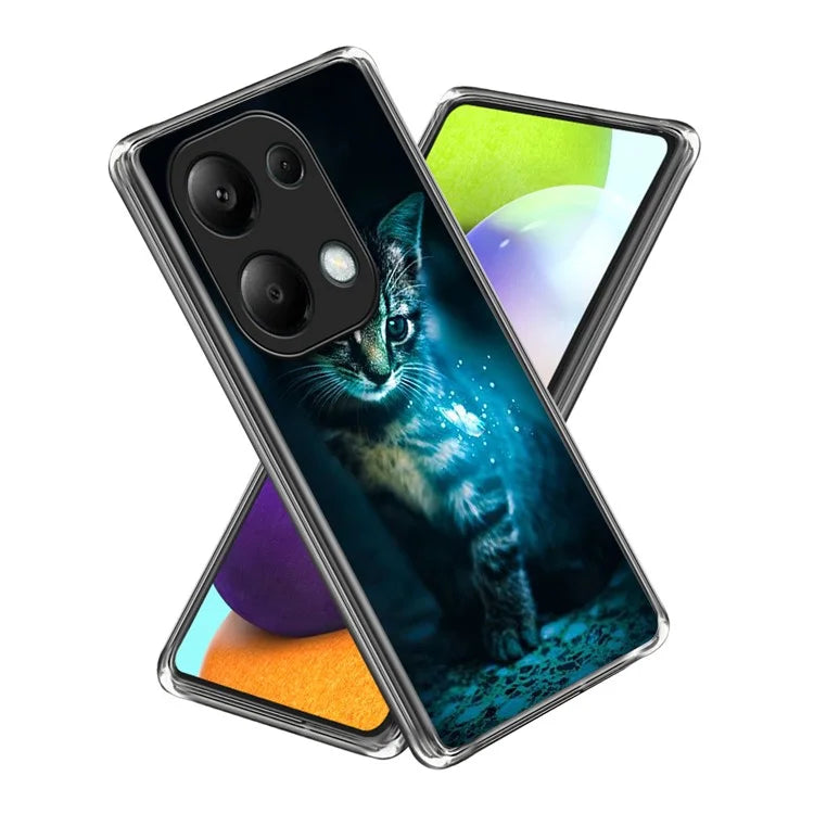 For Xiaomi Redmi Note 13 Pro 4G / Poco M6 Pro 4G Case Pattern Printing TPU Phone Back Cover