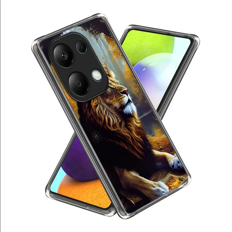 For Xiaomi Redmi Note 13 Pro 4G / Poco M6 Pro 4G Case Pattern Printing TPU Phone Back Cover