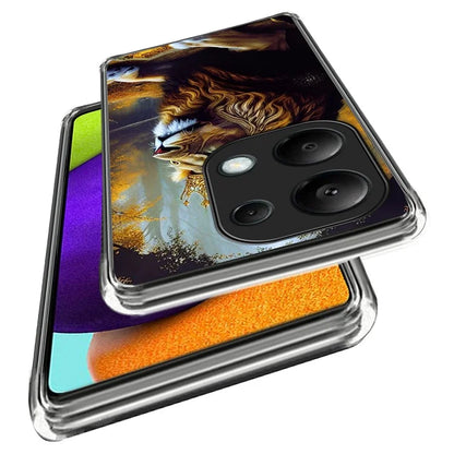 For Xiaomi Redmi Note 13 Pro 4G / Poco M6 Pro 4G Case Pattern Printing TPU Phone Back Cover