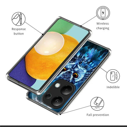 For Xiaomi Redmi Note 13 Pro 4G / Poco M6 Pro 4G Case Pattern Printing TPU Phone Back Cover