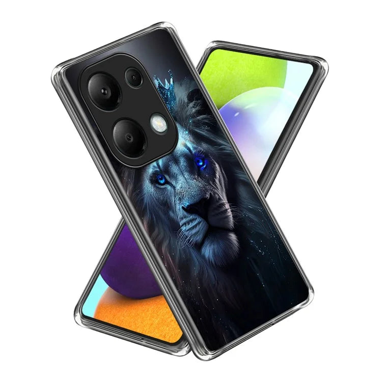 For Xiaomi Redmi Note 13 Pro 4G / Poco M6 Pro 4G Case Pattern Printing TPU Phone Back Cover