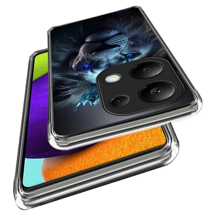 For Xiaomi Redmi Note 13 Pro 4G / Poco M6 Pro 4G Case Pattern Printing TPU Phone Back Cover