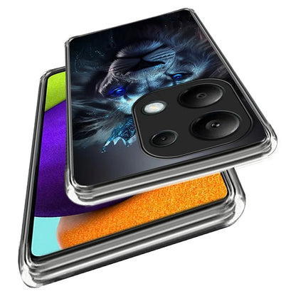 For Xiaomi Redmi Note 13 Pro 4G / Poco M6 Pro 4G Case Pattern Printing TPU Phone Back Cover