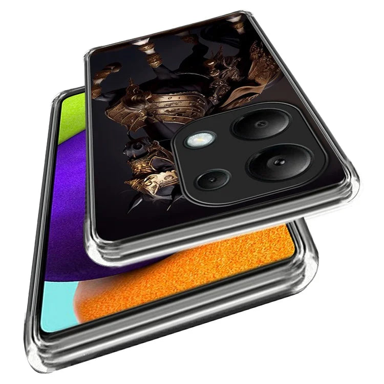 For Xiaomi Redmi Note 13 Pro 4G / Poco M6 Pro 4G Case Pattern Printing TPU Phone Back Cover