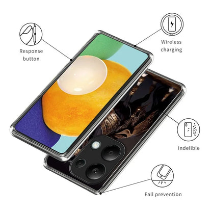 For Xiaomi Redmi Note 13 Pro 4G / Poco M6 Pro 4G Case Pattern Printing TPU Phone Back Cover