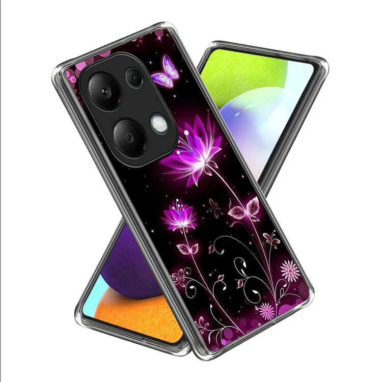 For Xiaomi Redmi Note 13 Pro 4G / Poco M6 Pro 4G Case Pattern Printing TPU Phone Back Cover