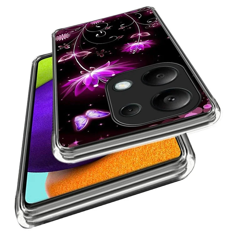 For Xiaomi Redmi Note 13 Pro 4G / Poco M6 Pro 4G Case Pattern Printing TPU Phone Back Cover