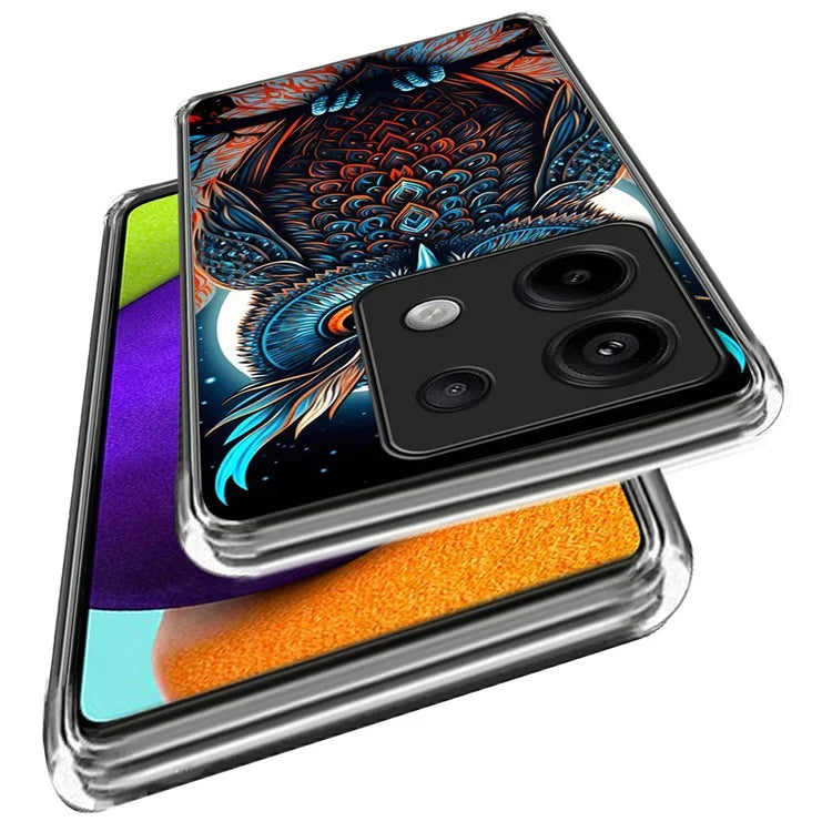 For Xiaomi Redmi Note 13 Pro 5G / Poco X6 5G Case Pattern Printing TPU Phone Back Cover