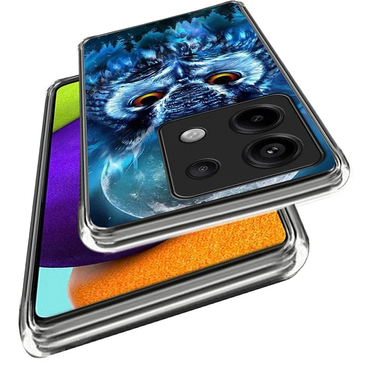 For Xiaomi Redmi Note 13 Pro 5G / Poco X6 5G Case Pattern Printing TPU Phone Back Cover