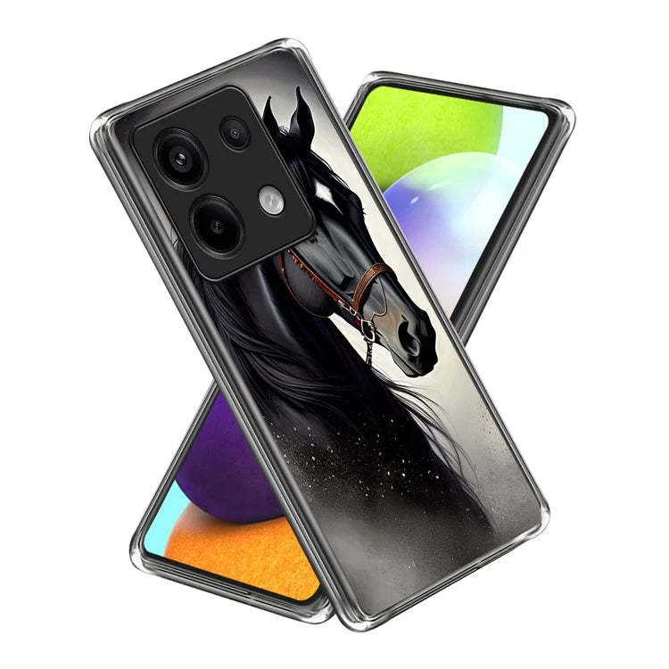 For Xiaomi Redmi Note 13 Pro 5G / Poco X6 5G Case Pattern Printing TPU Phone Back Cover
