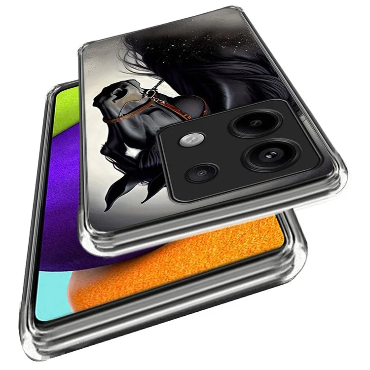 For Xiaomi Redmi Note 13 Pro 5G / Poco X6 5G Case Pattern Printing TPU Phone Back Cover