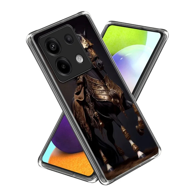 For Xiaomi Redmi Note 13 Pro 5G / Poco X6 5G Case Pattern Printing TPU Phone Back Cover