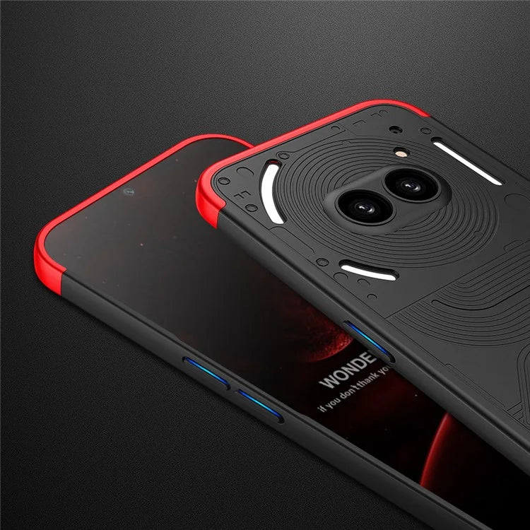 GKK For Nothing Phone (2a) Case Hard PC Pattern Printing Smooth Touch Phone Back Cover