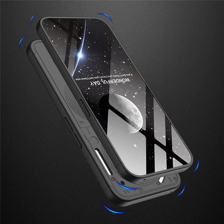 GKK For Nothing Phone (2a) Case Hard PC Pattern Printing Smooth Touch Phone Back Cover