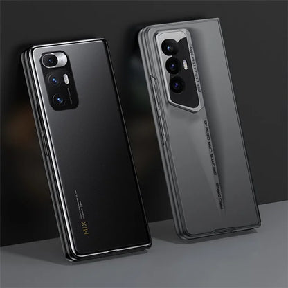 GKK For Xiaomi Mi Mix Fold Case Shockproof PC Folding Phone Cover with Tempered Glass Film