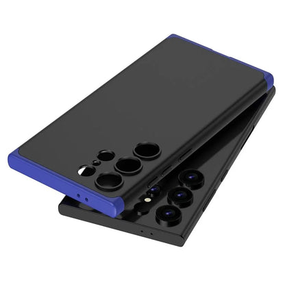 For Samsung Galaxy S24 Ultra Case 3-Piece Matte Surface Hard PC Shell Phone Cover