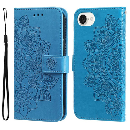 For iPhone SE (2024) Leather Wallet Case Flower Pattern Mobile Accessories Wholesale