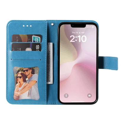 For iPhone SE (2024) Leather Wallet Case Flower Pattern Mobile Accessories Wholesale