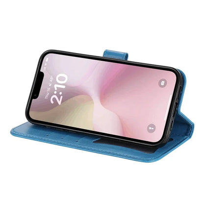 For iPhone SE (2024) Leather Wallet Case Flower Pattern Mobile Accessories Wholesale