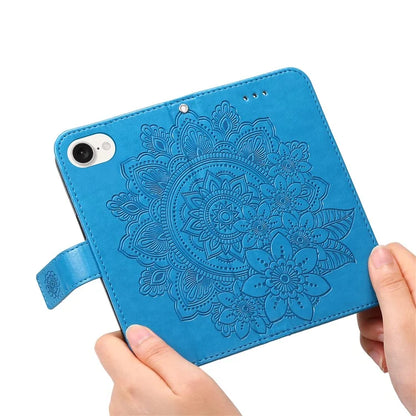 For iPhone SE (2024) Leather Wallet Case Flower Pattern Mobile Accessories Wholesale