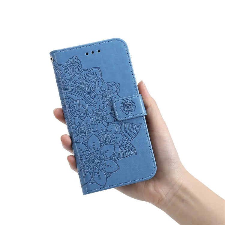For iPhone SE (2024) Leather Wallet Case Flower Pattern Mobile Accessories Wholesale