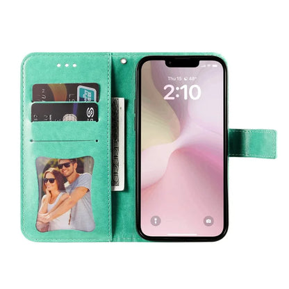 For iPhone SE (2024) Leather Wallet Case Flower Pattern Mobile Accessories Wholesale