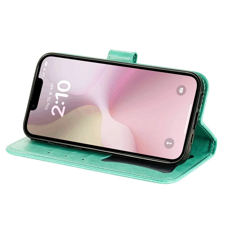 For iPhone SE (2024) Leather Wallet Case Flower Pattern Mobile Accessories Wholesale