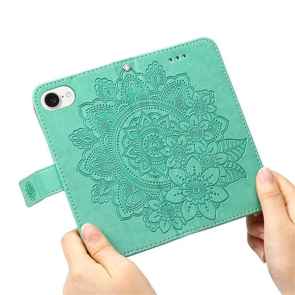 For iPhone SE (2024) Leather Wallet Case Flower Pattern Mobile Accessories Wholesale