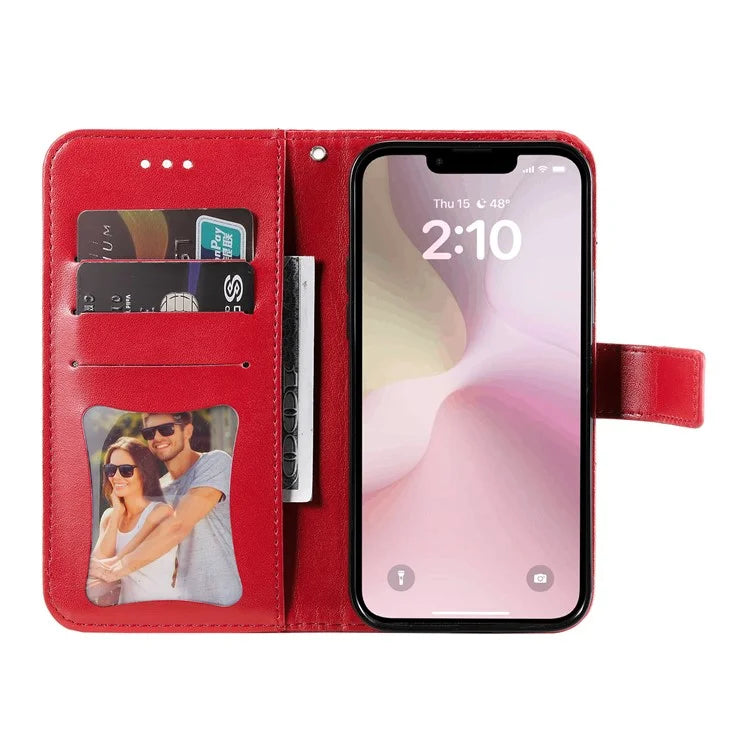 For iPhone SE (2024) Leather Wallet Case Flower Pattern Mobile Accessories Wholesale