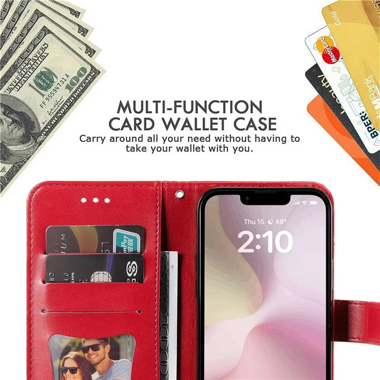 For iPhone SE (2024) Leather Wallet Case Flower Pattern Mobile Accessories Wholesale
