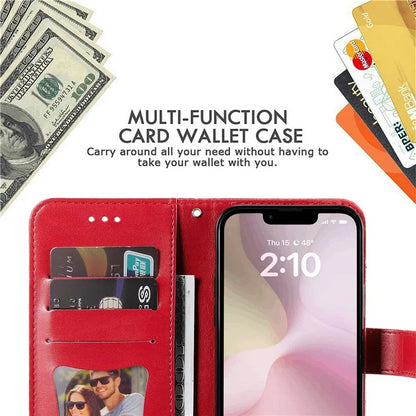 For iPhone SE (2024) Leather Wallet Case Flower Pattern Mobile Accessories Wholesale
