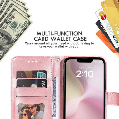 For iPhone SE (2024) Leather Wallet Case Flower Pattern Mobile Accessories Wholesale