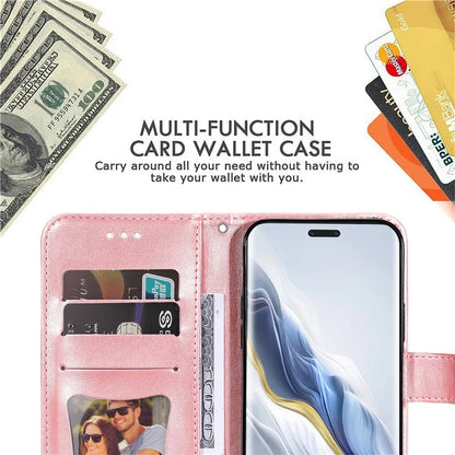 For Honor Magic6 Pro 5G Wallet Case PU Leather Folding Stand Flower Phone Cover