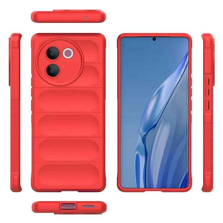 For vivo V30e 5G Case Impact Resistant TPU Phone Protective Shell
