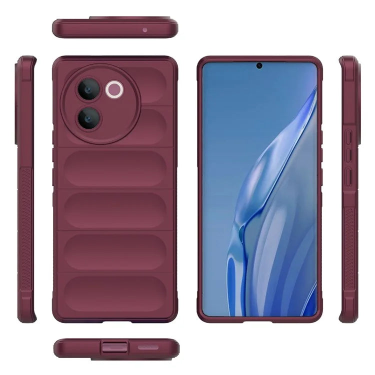 For vivo V30e 5G Case Impact Resistant TPU Phone Protective Shell