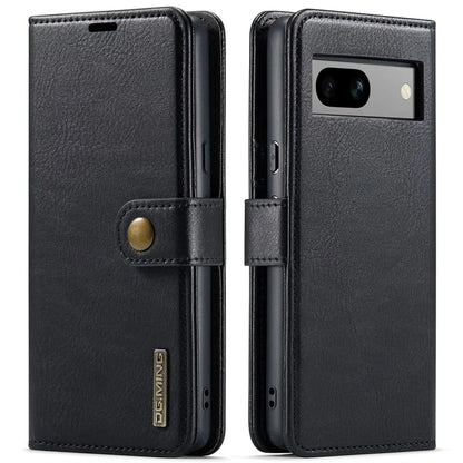 DG.MING for Google Pixel 8a Case Removable 2 in 1 Split Leather Folio Phone Cover