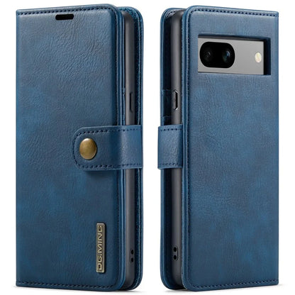 DG.MING for Google Pixel 8a Case Removable 2 in 1 Split Leather Folio Phone Cover